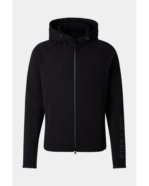 Bogner Fire + Ice Black Glenn Midlayer Jacket for men