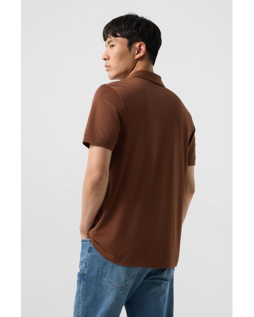 Bogner Brown Timo Piqué Polo Shirt for men