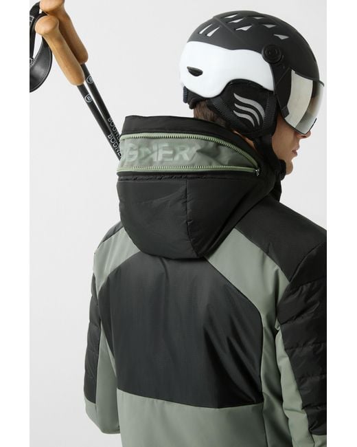 Bogner Green Henik Down Ski Jacket for men