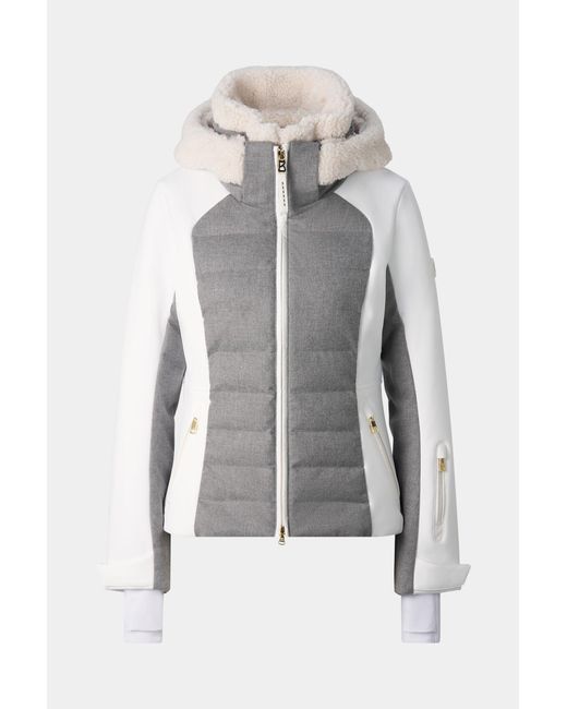 Bogner Gray Linn Down Ski Jacket