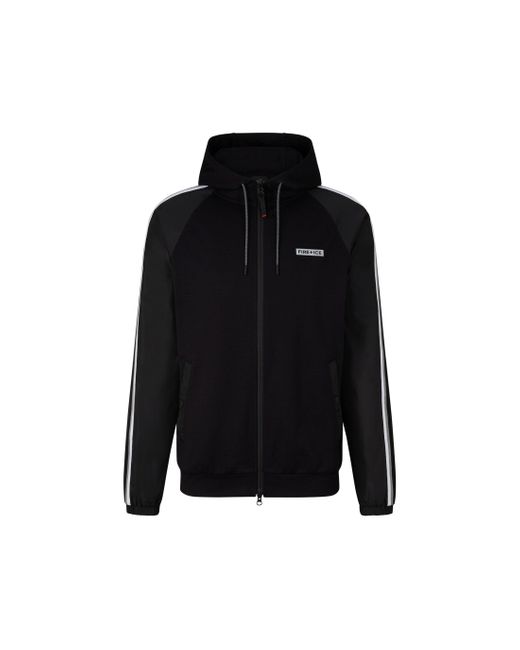 Bogner Fire + Ice Black Ubbe Sweatshirt Jacket for men