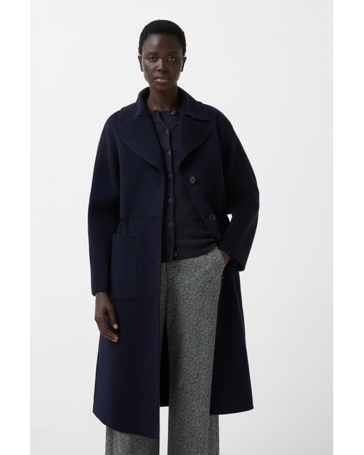 Bogner Blue Imani Wool Coat