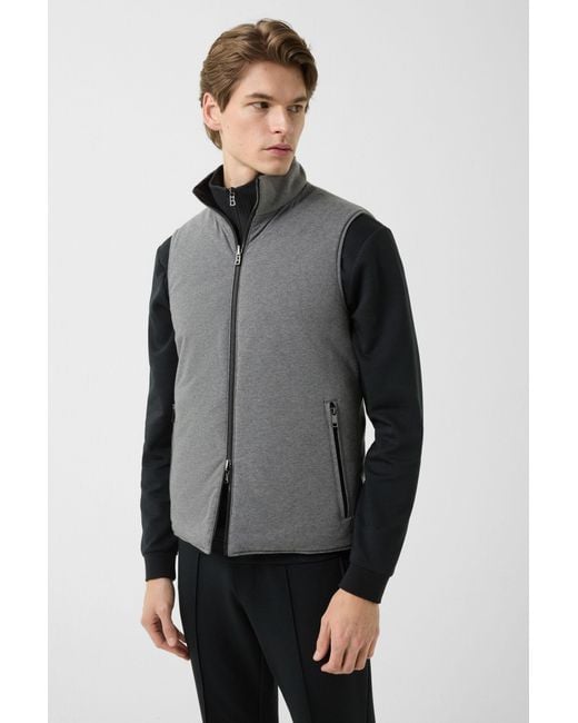 Bogner Black Willis Reversible Vest for men