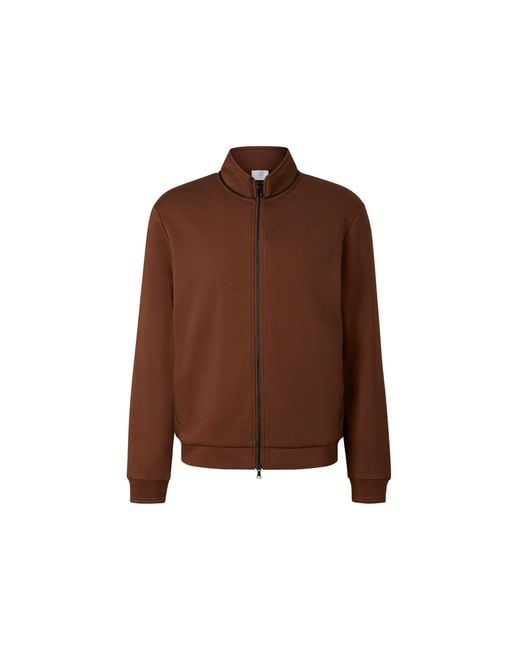 Bogner Brown Spencer Jersey Jacket For for men