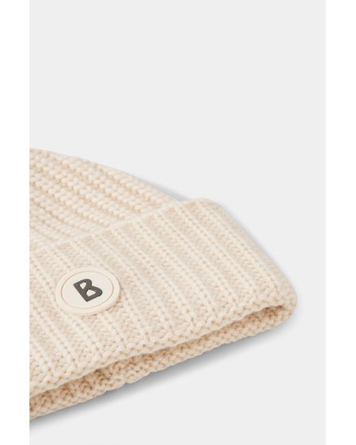 Bogner Natural Kilian Knitted Cashmere Hat For for men