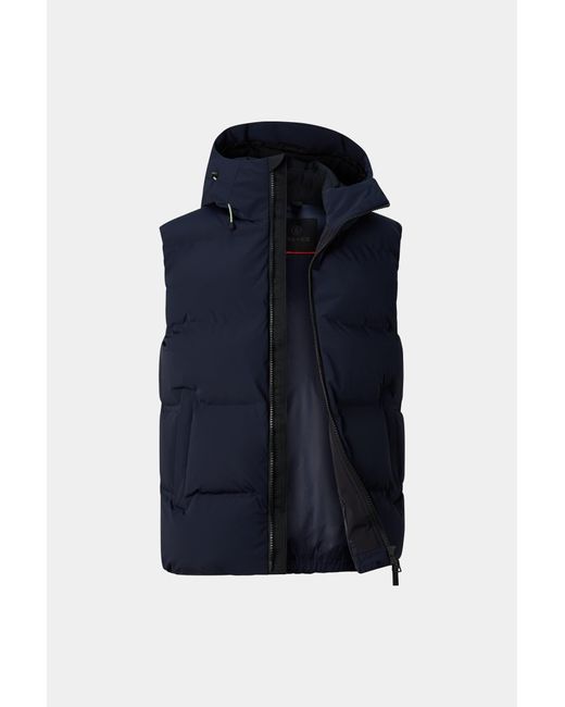 Bogner Fire + Ice Blue Gill Quilted Waistcoat for men