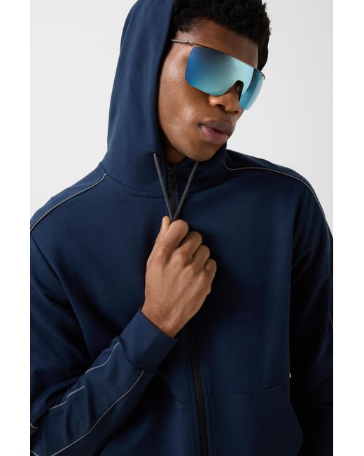 Bogner Fire + Ice Blue Uday Jersey Jacket for men