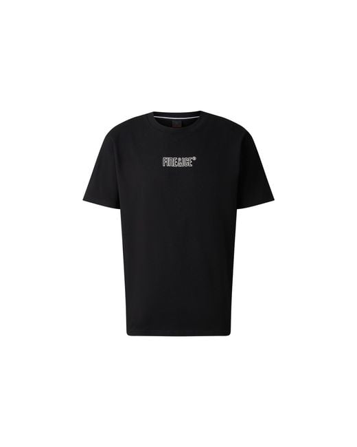 Bogner Fire + Ice Black Mick Cotton T-shirt for men