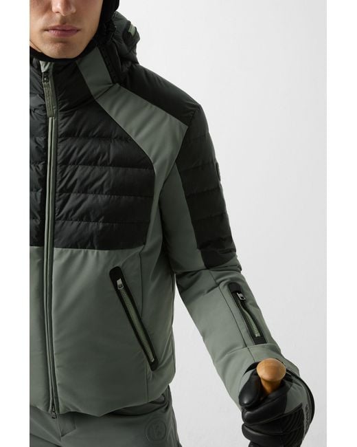 Bogner Green Henik Down Ski Jacket for men
