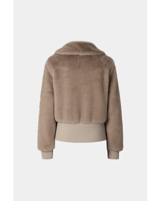 Bogner Brown Jolyna Faux Fur Jacket For