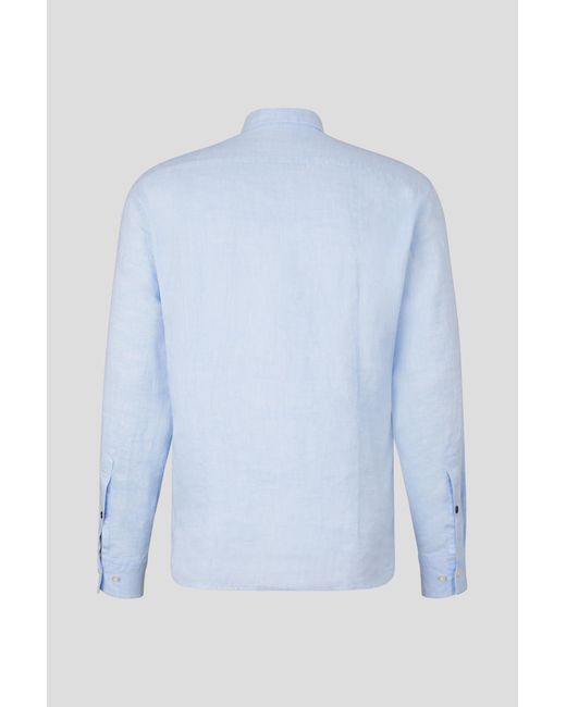 Bogner Blue Timi Linen Shirt for men