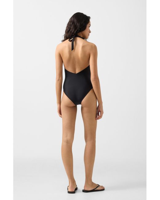 Bogner Fire + Ice Black Zahara Swimming Costume