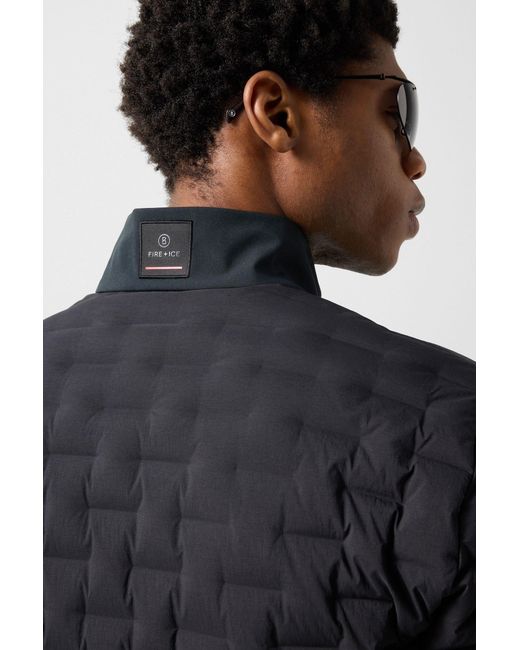 Bogner Fire + Ice Black Lightweight Down Jacket Gray for men