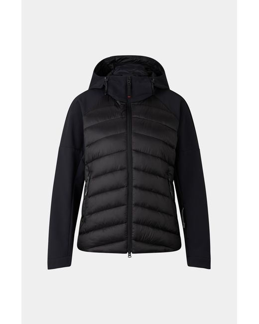 Bogner Fire + Ice Black Marian Softshell Quilted Jacket
