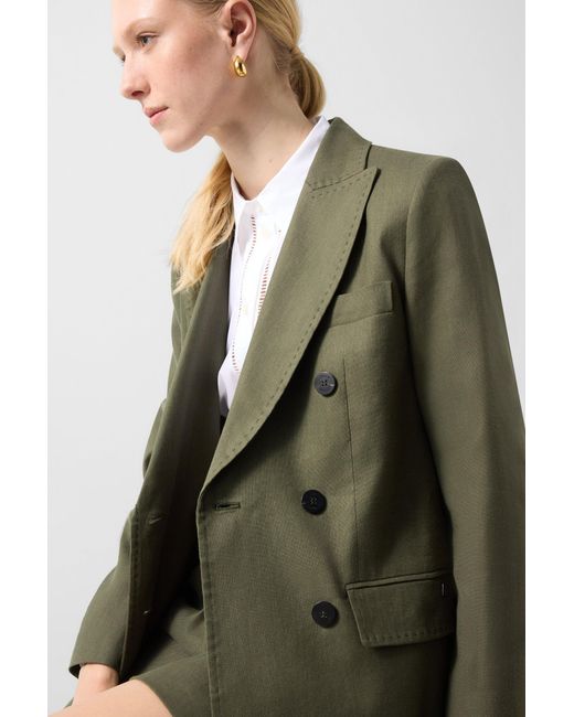 Bogner Green Linen Mix Blazer Hillary For