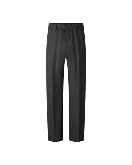 Bogner Gray Marcus Virgin Wool Blend Trousers For for men