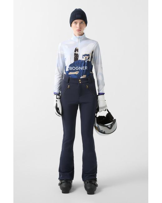 Bogner Blue Hazel Softshell Ski Pants