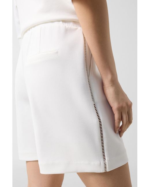 Bogner White Romi Jersey Shorts For
