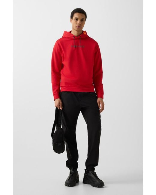 Bogner Fire + Ice Red Hoodie Cadell for men