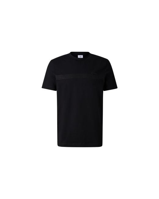 Bogner Black Ryan Cotton-Blend T-Shirt For for men