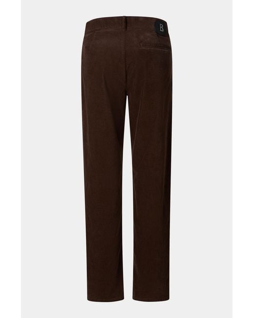 Bogner Brown Travis Corduroy Trousers for men