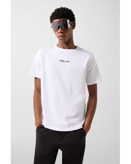 Bogner Fire + Ice White T-shirt Mick for men