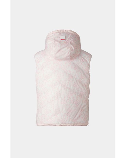 Bogner Fire + Ice Pink Reversible Quilted Vest Namilia