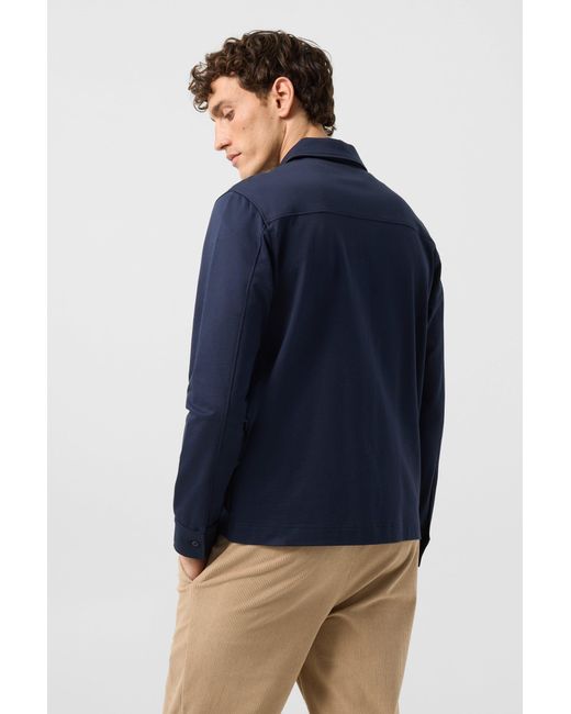 Bogner Blue Xaver Jersey Jacket for men