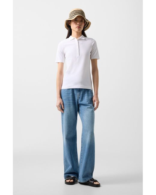 Bogner White Malika Polo Shirt
