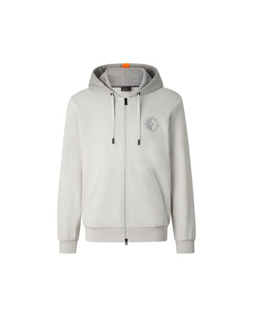 Bogner Fire + Ice Gray Filipo Jersey Jacket For for men