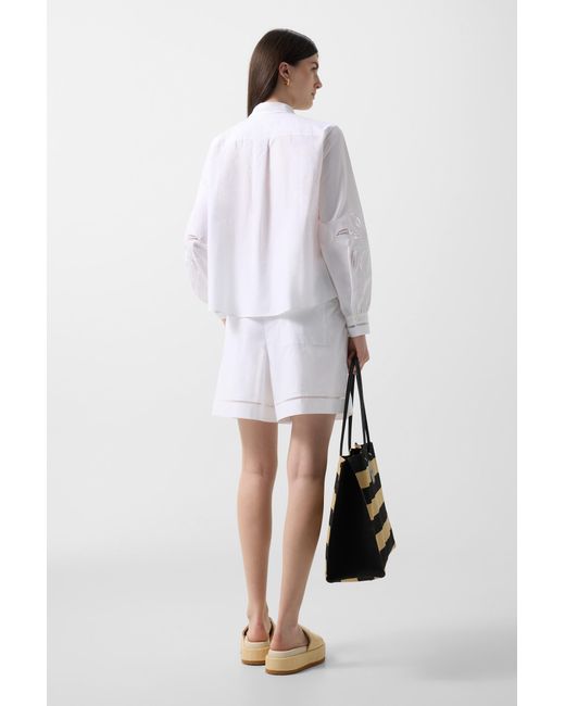 Bogner White Summer Shirt Blouse
