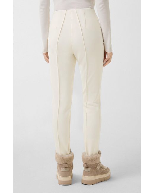Bogner White Elaine Functional Stirrup Trousers For