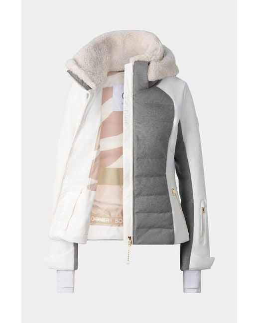 Bogner Gray Linn Down Ski Jacket