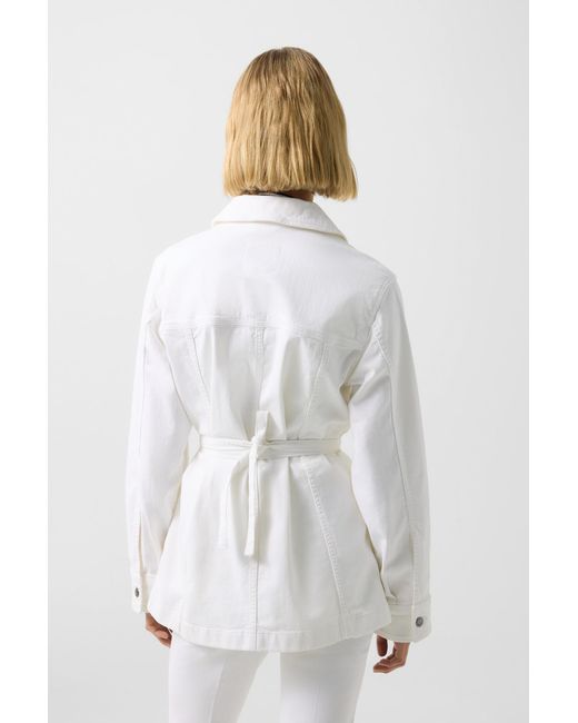Bogner White Pelin Denim Jacket
