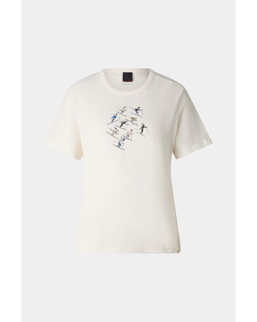 Bogner Fire + Ice White Zyssa Cotton T-shirt