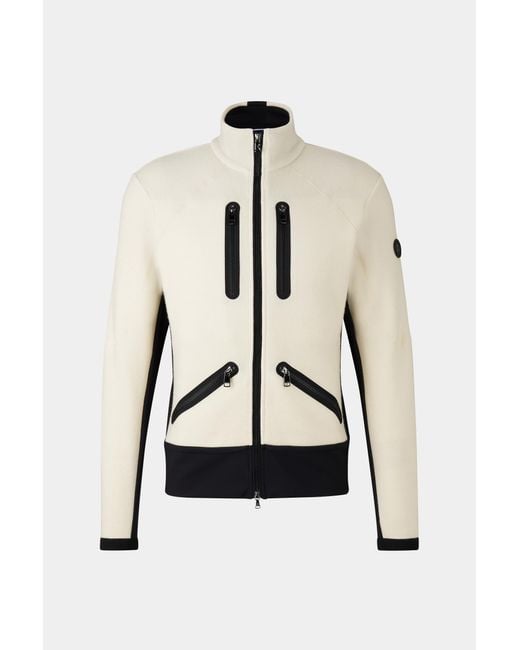 Bogner White Midlayer Curtis for men