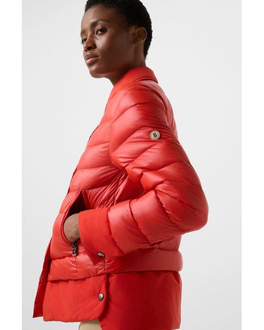 Bogner Red Audrey Lightweight Down Jacket