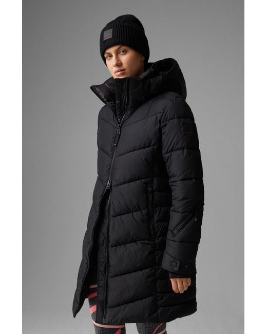 Bogner Fire + Ice Black Aenny Quilted Coat