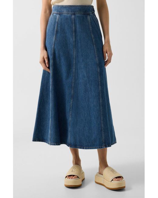 Bogner Blue Naila Denim Skirt