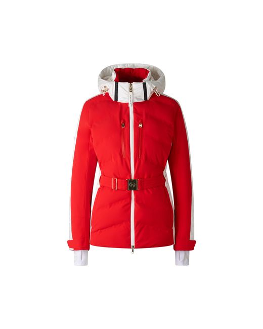 Bogner Red Kira Quilted Jacket For