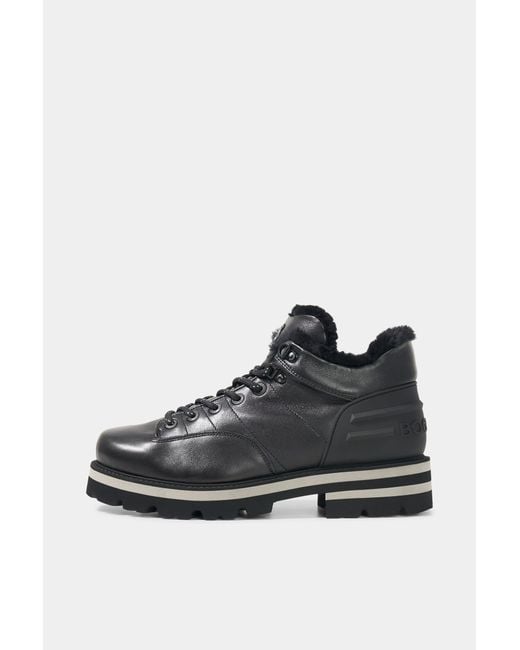 Bogner Black Lace-up Boots Courchevel for men