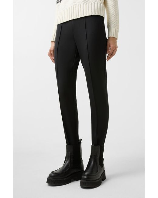 Bogner Black Elaine Softshell Stirrup Trousers