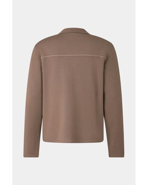 Bogner Brown Olaf Knit Jacket for men