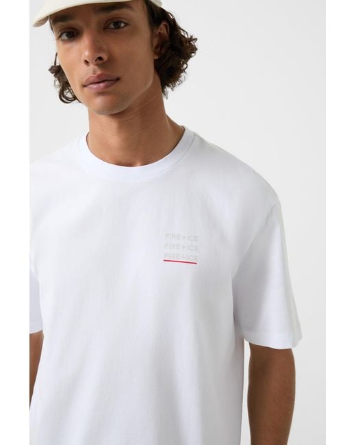 Bogner Fire + Ice White T-Shirt Avan For for men