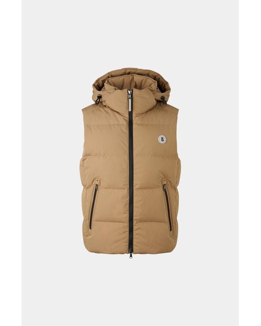 Bogner Natural Jimmy Down Waistcoat for men