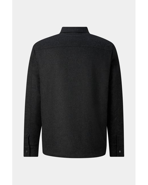Bogner Black Olli Wool Mix Shirt Jacket For for men