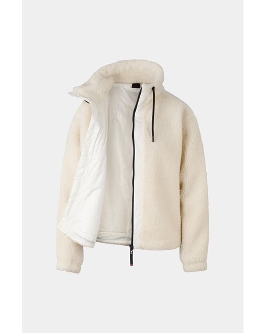 Bogner Fire + Ice White Teddy Midlayer Ninetta