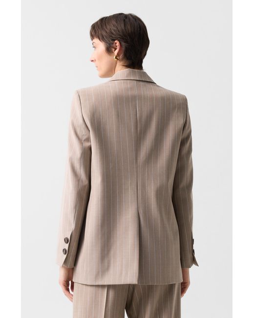 Bogner Brown Virgin Wool Blazer Janina For