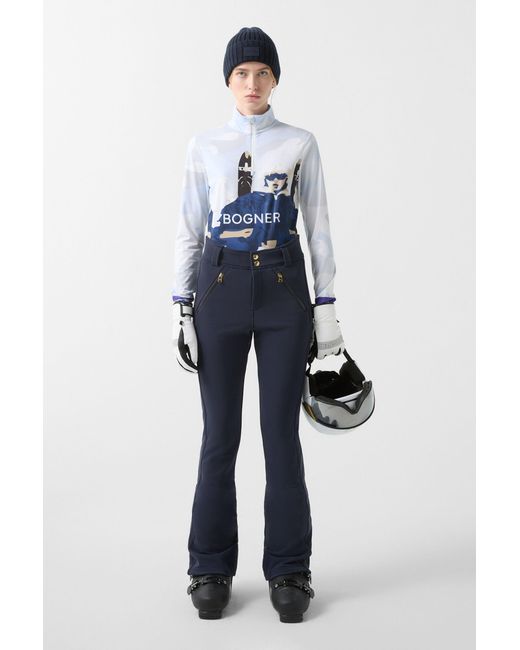 Bogner Blue Hazel Softshell Ski Pants