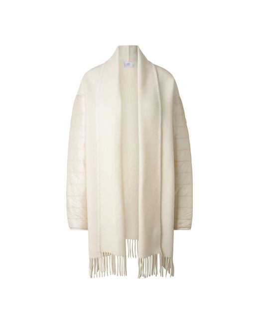 Bogner Natural Wool Mix Poncho For
